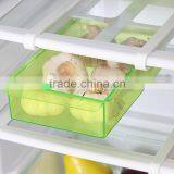4 Color Slide Kitchen Fridge Freezer, Space Saver Organizer,Food Storage Shelf thumbnail-4