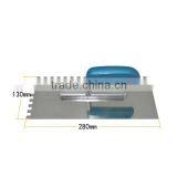 German Notched Stainless Steel Plastering Trowel With Wooden Handle thumbnail-2