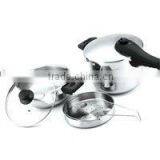 S/s 304 Pressure Cooker Set Suitable to Gas , Electric, on Induction