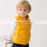 Kids Winter Orange Wear Set Winter Kids Micro Polar Fleece Vest thumbnail-3