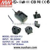 Meanwell 10 ~ 12W AC-DC Single Output Wall-mounted Type 24v Switching Power Supply