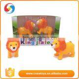 Eco-friendly Material Customize soft small rubber lion toy for bath
