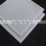 1.8mm Perforated White GI / Metal Acoustic False Ceiling Panels 600x600mm thumbnail-6