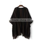 cheap china wholesale clothing batwing crochet tassel open front sweater
