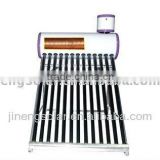 Pre-heated copper coil solar water heating System