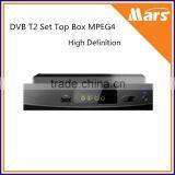 Low Cost CAS Embedded HD DVB T2 Set Top Box MPEG4
