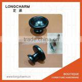 32mm Black Zinc Alloy Mushroom Drawr Pull Antique Furniture Handles Knob thumbnail-2