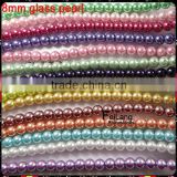 Feilang wholesale colorful imitation glass pearl beads for Jewelery                        
                                                Quality Choice
