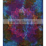 Tie Dye Mandala Tapestry Indian Tapestry Bedspread Bohemian Hippie Tapestry Beach Throw Home Decor Ethnic Tapestry Large Size thumbnail-1