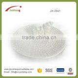 Garden Decor Glazed White Conch Fish Plate, Decorative Ceramic Glazed Plates thumbnail-1