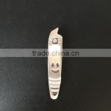 Logo customized stainless steel bevel nail clipper