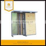 Tile Slab Metal Display Cabinet Double Row Cabinet Stone Display Rack