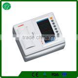 Color 12 Lead 6 Channel Electrocardiograph ECG/EKG Machine With Interpretation KX1206 thumbnail-1
