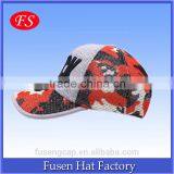 Custom 100% Cotton 3D Embroidered Baseball Hats / Cheap Baseball Caps Wholesale