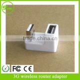 180 Degrees Usb2.0 Adapter Male to Female 3G Wireless Router Usb Adapter