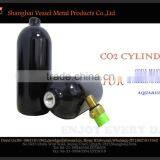 HPA Aluminum Alloy Soda Stream Style 0.74L Co2 Gas Cylinder With Valve Equipped For Soda Machine