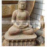 Antique Finish Marble Buddha Shakyamuni Figure