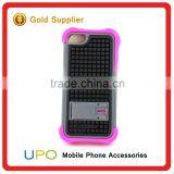 [UPO] High Quality Rubber Combo Armor Mobile Phone Cover Case for IPhone 5 With Kickstand thumbnail-2