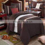 New 4pcs European Five-Star Hotel Bedding Set Luxury Bedding Set Stripes Comforter Set King Size Bed Cover Set/Pillowcase thumbnail-1