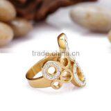 Gold Plated Bronze Finger Ring Designs for Girls thumbnail-1