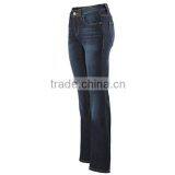 Custom Jeans Pants Fashion Dark Blue Ladies Low Waist Jeans thumbnail-3