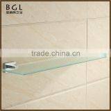 20737-cp Luxury Bathroom Design Zinc Alloy Chrome Bathroom Accessories Glass Shelf