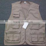 65% Polyetser / 35% Cotton Reporter Vest Fishing Vest