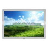 Wall Mount Tablet White Color USB SD Card 15inch Widescreen AD Player