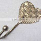 Cast Iron Hooks for Clothes With Nickel Plated