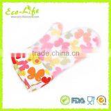 Heat Resistant Quilted Silicone Cotton Lining Gloves, BBQ Silicone Mitts thumbnail-5