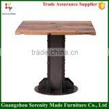 Guangzhou Industrial Modern Coffee Table With Iron Base