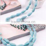 2016 New Fashon Hot Sale Korean Japan Jewelry Stone Green Bead 12MM 14MM 15MM 16MM 24MM Cheap DIY Turquoise Bead Bracelet thumbnail-3