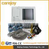 Portable Digital 3-channel Color Electrocardiograph ECG EKG thumbnail-1