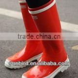 high heels women rubber rain boots(factory)