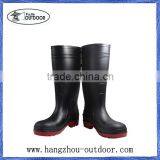 Working Boots With Steel Toe ,PVC Black Work Boots,Security Mining Boots thumbnail-1