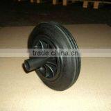 Recycling Rubber Garbage Bin Wheel With Axle