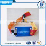 Adjustable NTAG216 Chip RFID Fabric Wristbands thumbnail-2