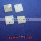 Natural Freshwater Shell Square Shaped Cutting Blanks thumbnail-1