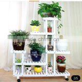 Customized Unique Indoor Corner Wooden Plant Stand thumbnail-5