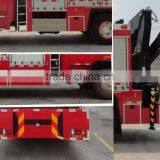 HOWO 6*4 Water Tanker Emergency Rescue Crane Wrecker Fire Truck thumbnail-6