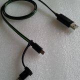 EL Lighting Charging Data Cable USB2.0 for Android And IPhone thumbnail-2