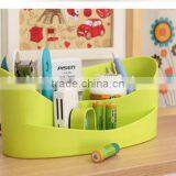 Cy271 Multi-Purpose PP Plastic Desktop Storage Box Case Pen Pencil Holder Plastic Cosmetics Make Up Office Desk Organizer thumbnail-5