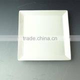 White Square Porcelain Plate, Cheap Flate Dinner Plate for Restaurant With All Size in Stock thumbnail-1