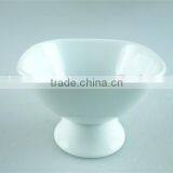Wholesale White Ceramic Ice-cream Cup for Dessert Use With Cheap Price thumbnail-1