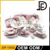 Drinkware Rose Ceramic Porcelain Pink Dinnerware, English Dinnerware thumbnail-1