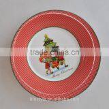 Christmas Ceramic Plates With Steel Layer,Porcelian Plates With Decal thumbnail-3