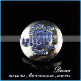 Bulk Price Fashion Design Rhinestone Snap Button Jewelry Necklace Interchangeable Custom Snap Necklaces thumbnail-4