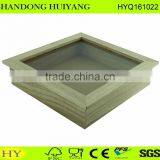 Natural Unfinished Pine Wood Shadow Box Wholesale thumbnail-1