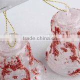 3PC Christmas Decoration Bell Shape Transparent Plastic Christmas Pendant thumbnail-3