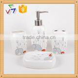 4pcs Ceramic Bath Accessory thumbnail-1